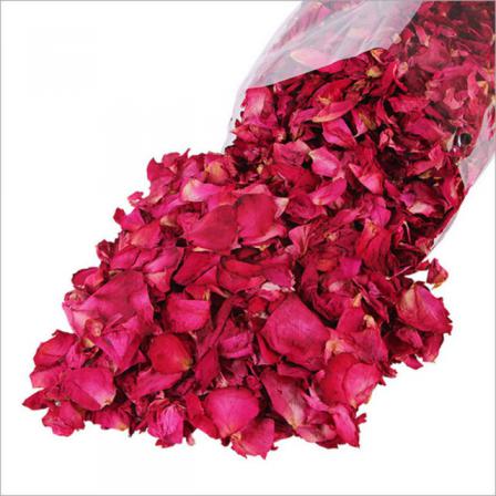 How do you use dried rose petals? 