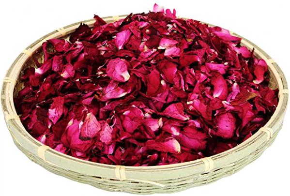 organic rose petals in bulk