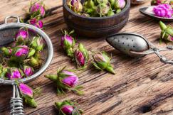 What are the Most consumed types of dried rose bud