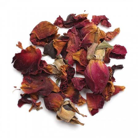 How do you use dried rose petals for cooking purpose ?