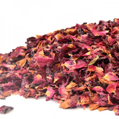 Some specifications of dried pink rose petals